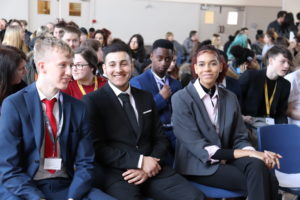 Students at conference